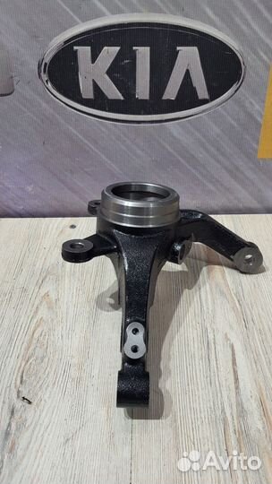 Кулак поворотный Цапфа Ступица в сборе Kia RIO 3 П