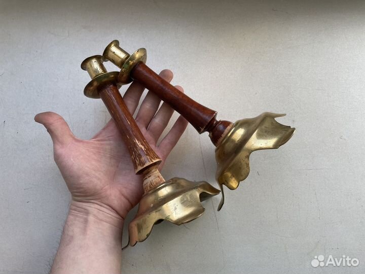 Подсвечники бронза СССР с клеймом