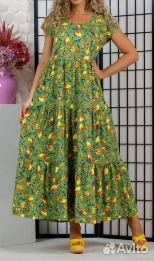 Платье трикотажное женское