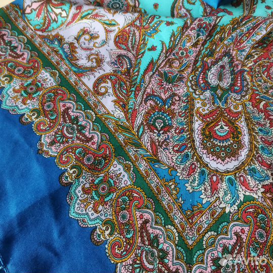 Павловопосадский платок шерсть