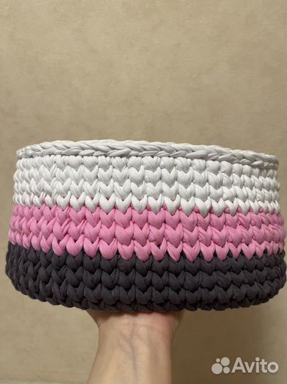 Трикотажная корзина