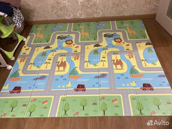 Детский игровой коврик складной