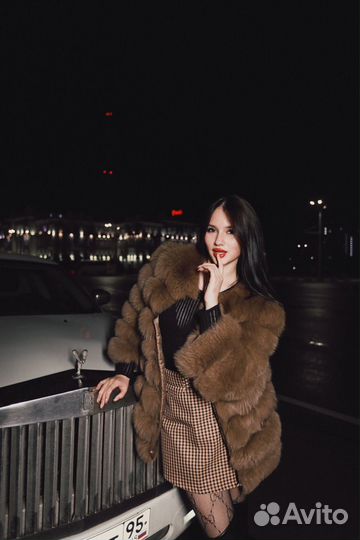 Шуба из песца