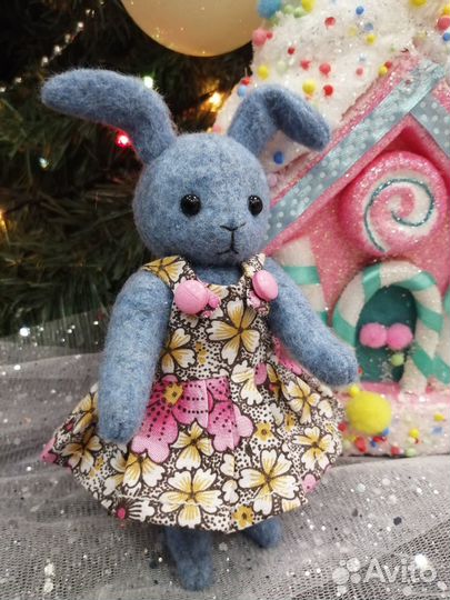 Зайка тедди, ручная работа