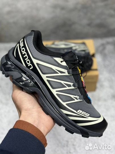 Кроссовки мужские черные Salomon xt-6