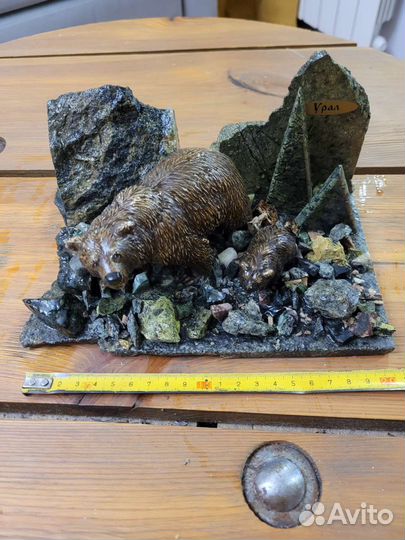 Сувенир, статуэтка из камня (Урал), панно