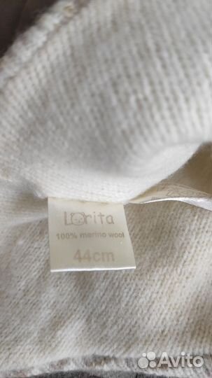 Детская зимняя шапка 100 шерсть