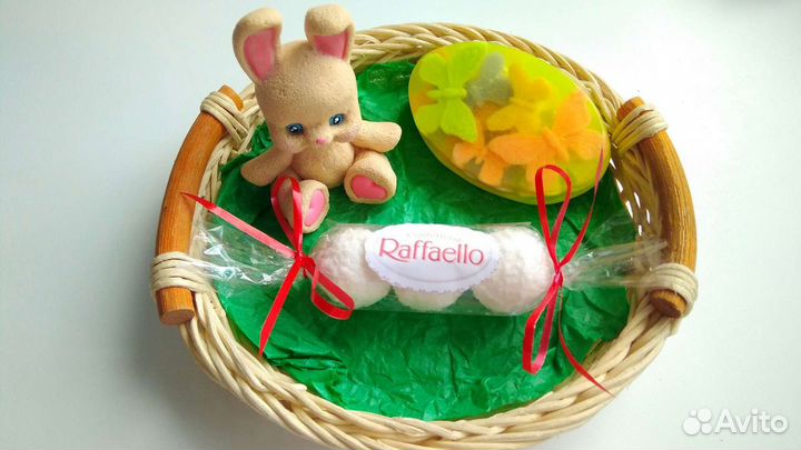 Мыло ручной работы зайка Карамелька