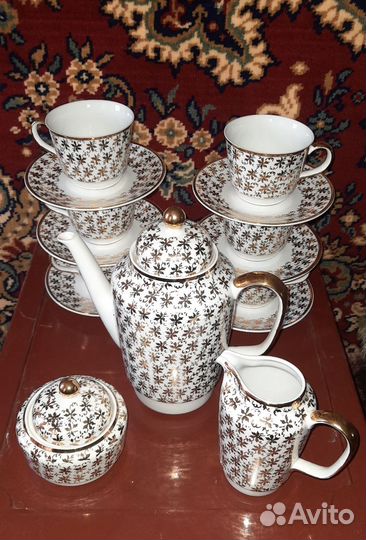 Сервиз чайный фарфор Чехословакии