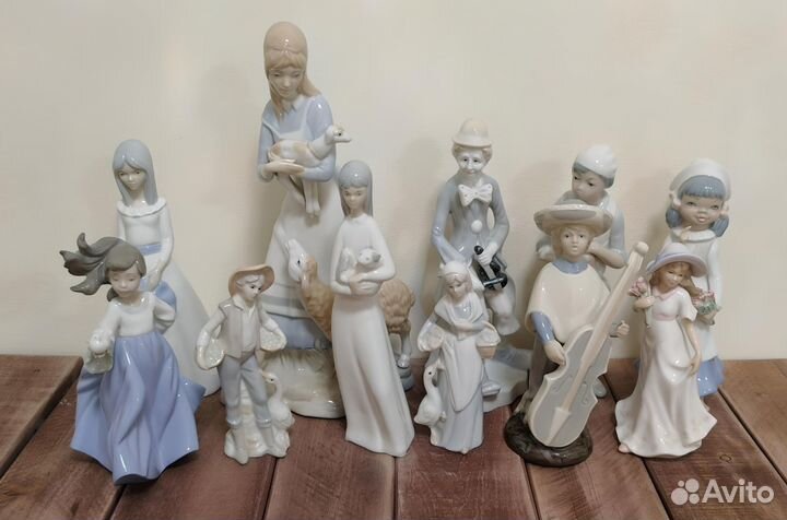 Красивые испанские Nao Llardo фарфоровые статуэтки