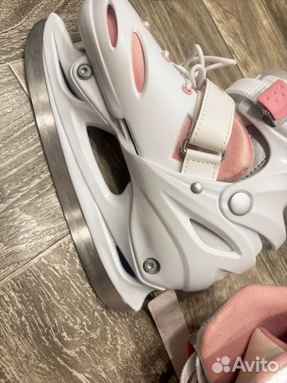 Коньки раздвижные 34 37 nordway для девочки