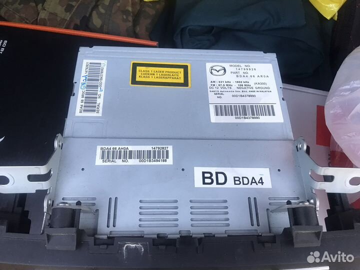 Магнитола mazda 3 bl