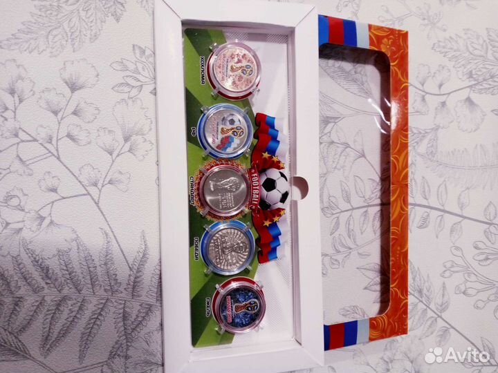 Набор монет fifa 2018