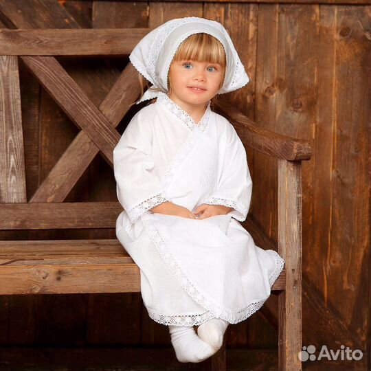 Одежда для крещения, неспадающие платки