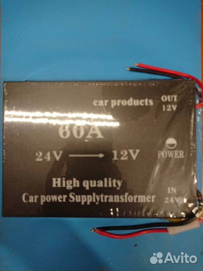 Преобразователь, инвертор DC-DC 24V в 12V 60A
