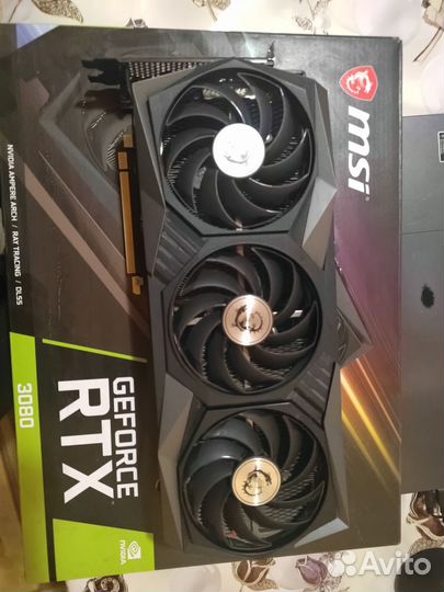 Видеокарта rtx 3080 Msi GamingX Trio