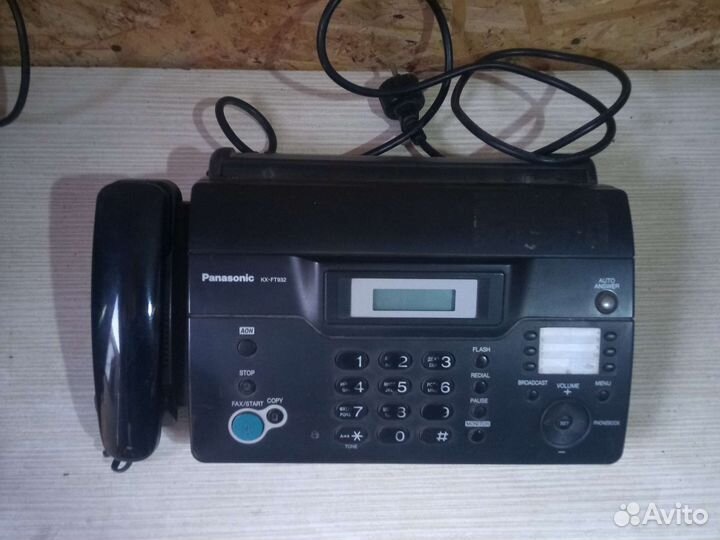 Телефон факс panasonic kx-ft932