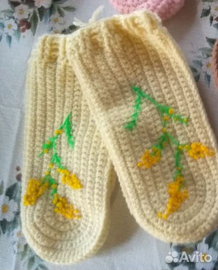 Варежки крючком