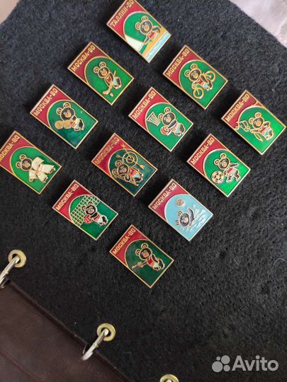 Значки СССР олимпиада 80