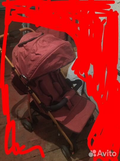 Прогулочная коляска трость