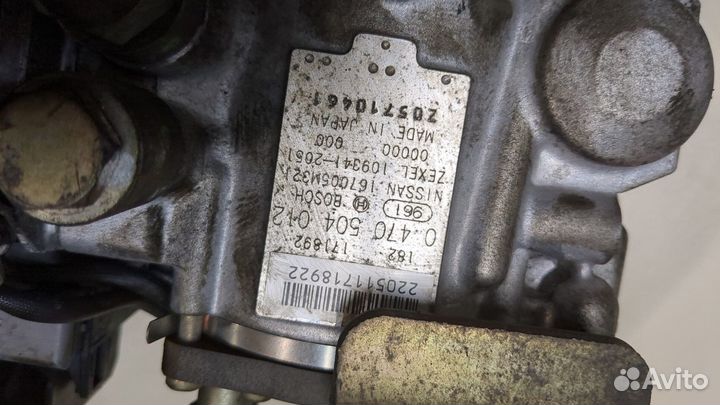 Тнвд Nissan Almera Tino, 2001