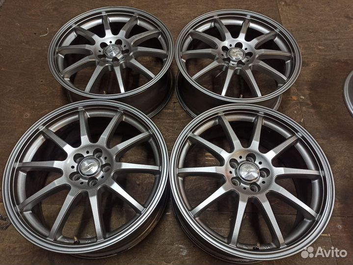 Диски 18 5х100 ET48 графит из Японии