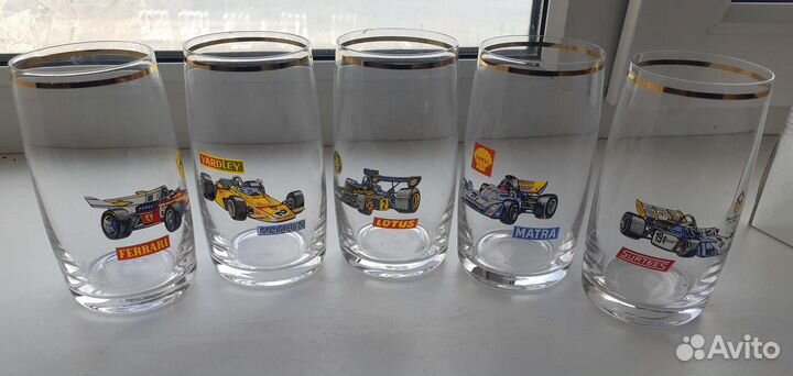 Хрусталь богемия Стаканы Формула 1