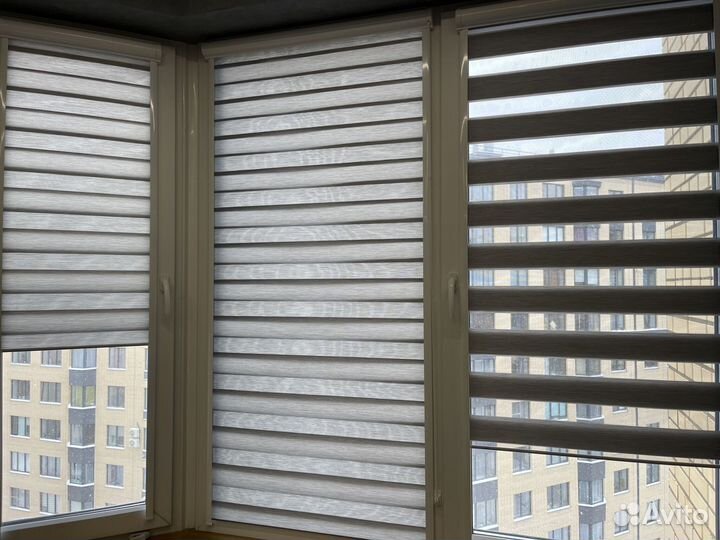 Рулонные шторы зебра