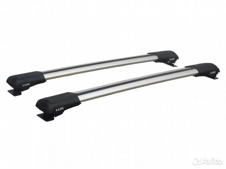 Багажник на рейлинг Люкс хантер на Рено Дастер