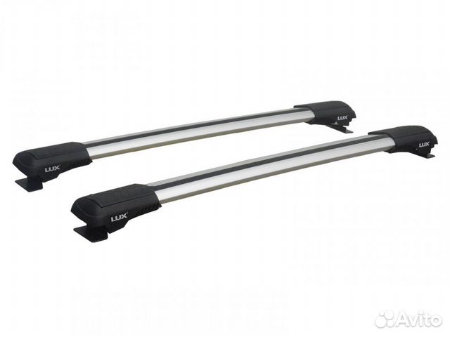 Багажник на рейлинг Люкс хантер на Рено Дастер