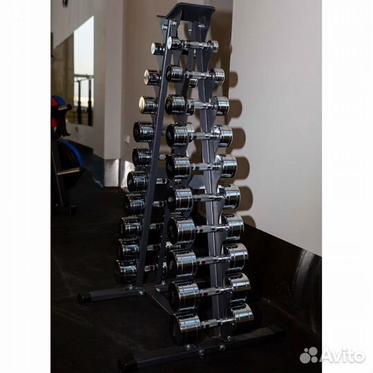 Подставка под гантельный ряд (стойка для гантелей)