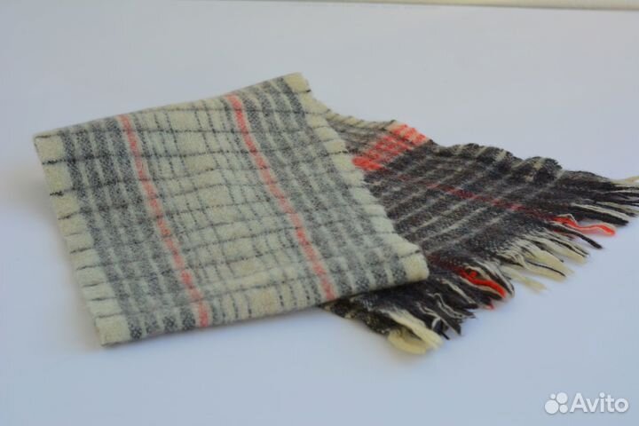 Советский шерстяной шарф винтажный платок СССР