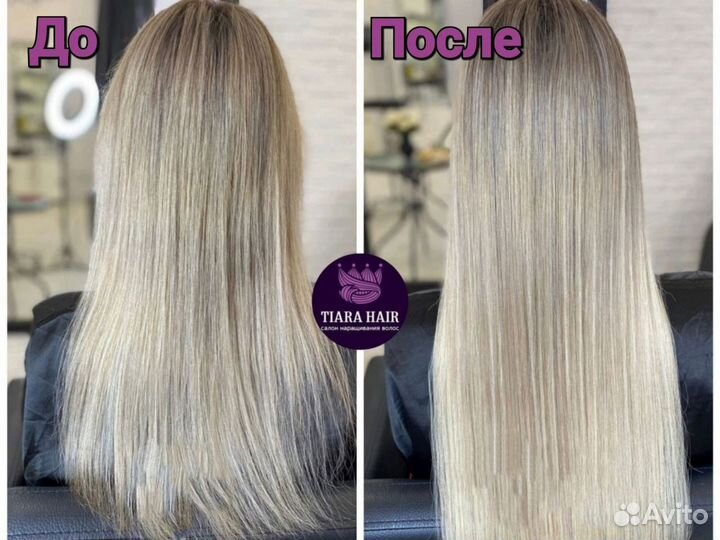 Безопасное наращивание волос