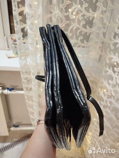 Сумка лакированная натуральная кожа mascotte