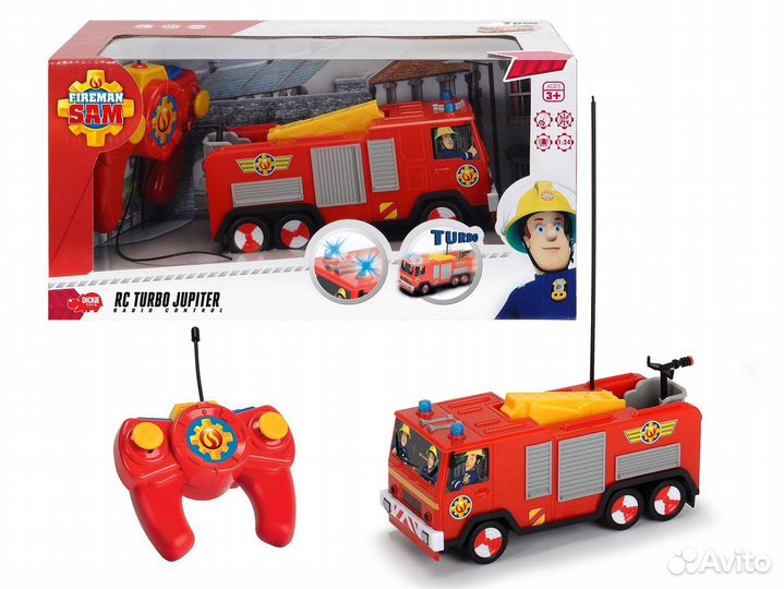 Пожарный Сэм Пожарная машина на радиоуправлении Dickie Toys 3099612