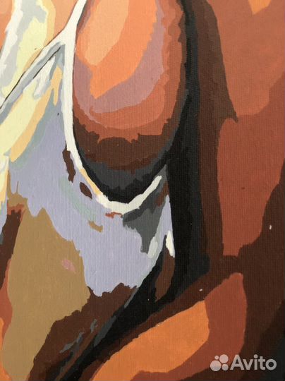 Картина девушки Акрил