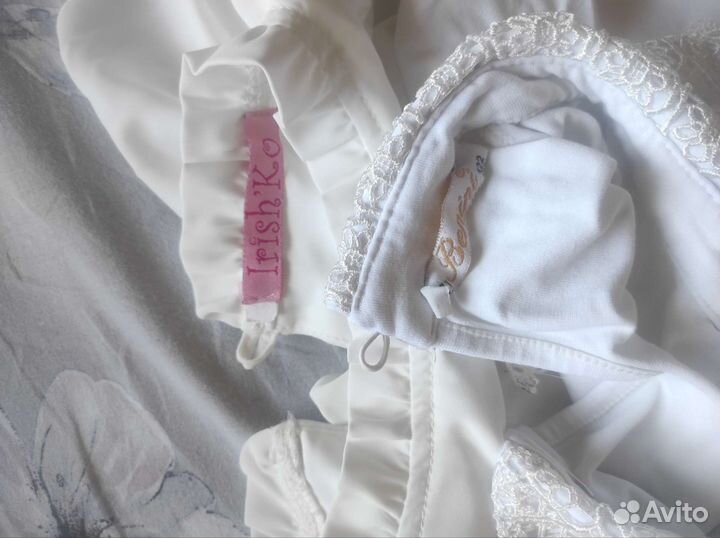 Блузка белая школьная 122 128