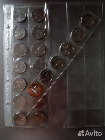 Листы для монет формат Оптима