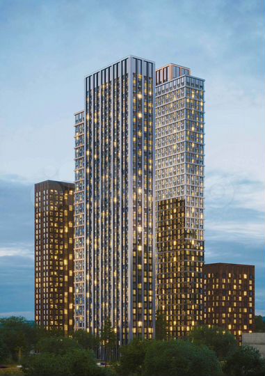 Квартира-студия, 24,8 м², 14/52 эт.