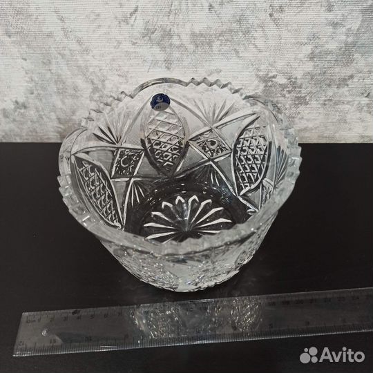 Салатник хрустальный