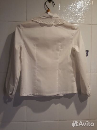 Блузка для девочки белая
