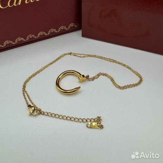 Cartier подвеска гвоздь золото(премиум)