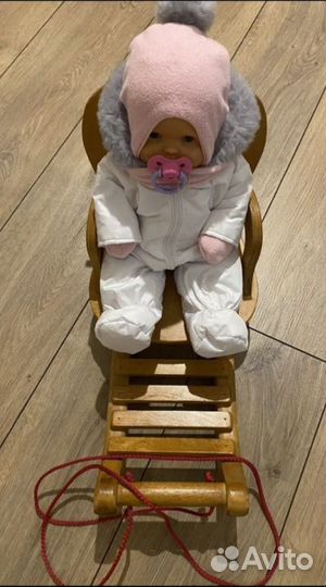 Сани детские игрушечные