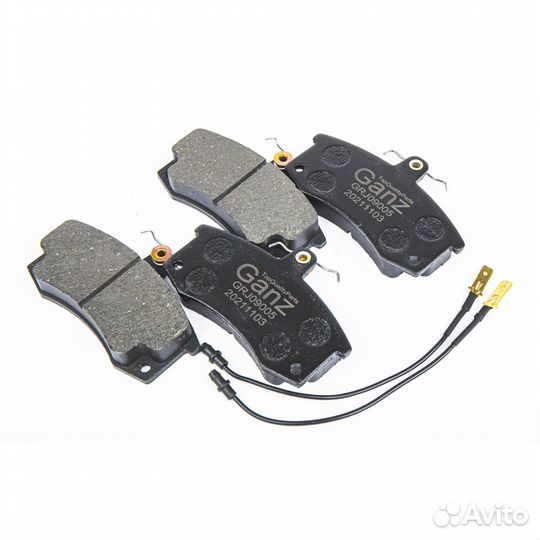 Колодки передние ganz GRJ09005 для ваз 2110