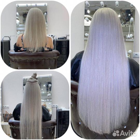 Наращивание волос люкс