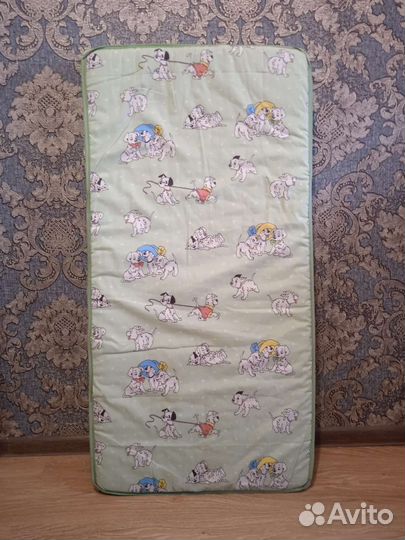 Матрас в детскую кроватку с чехлом