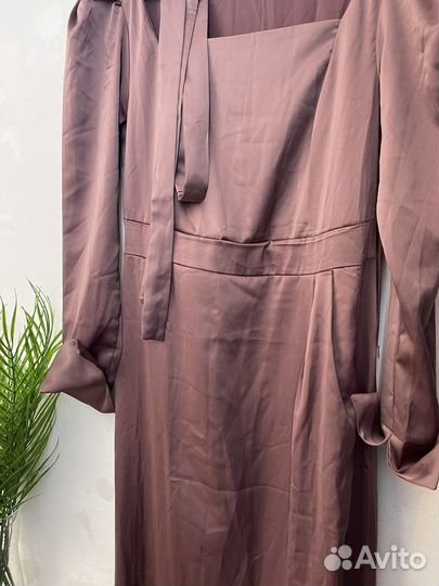 Вечернее платье в пол на запах