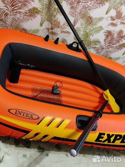 Надувная лодка пвх + насос