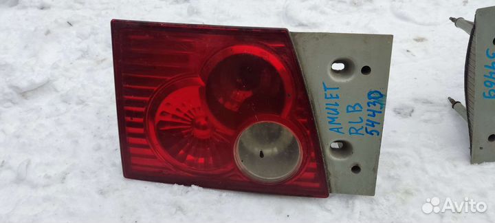 Фонарь задний внутренний Chery Amulet
