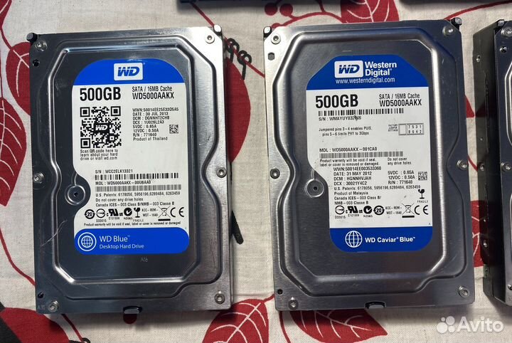 Жесткий диск hdd SATA 500гб